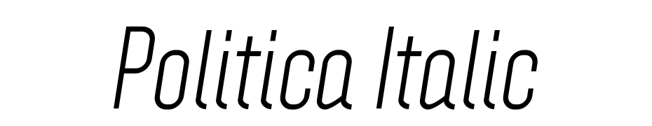 Politica Italic Yazı tipi ücretsiz indir